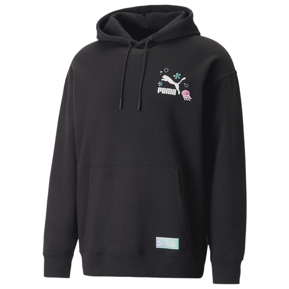 SpongeBob X Puma Adult Black Graphic Hoodie