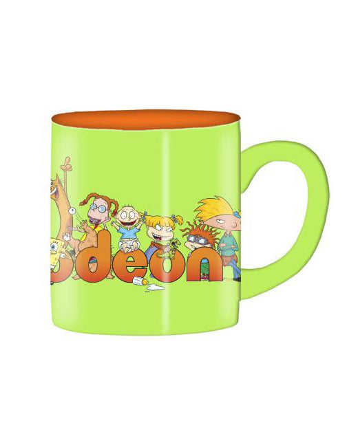 Nickelodeon Coffee Mug 20 Oz. Rugrats, Rocko, Hey Arnold, Angry Beavers