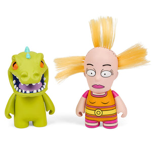 Rugrats Cynthia and Reptar 3" Vinyl Figure 2 pack