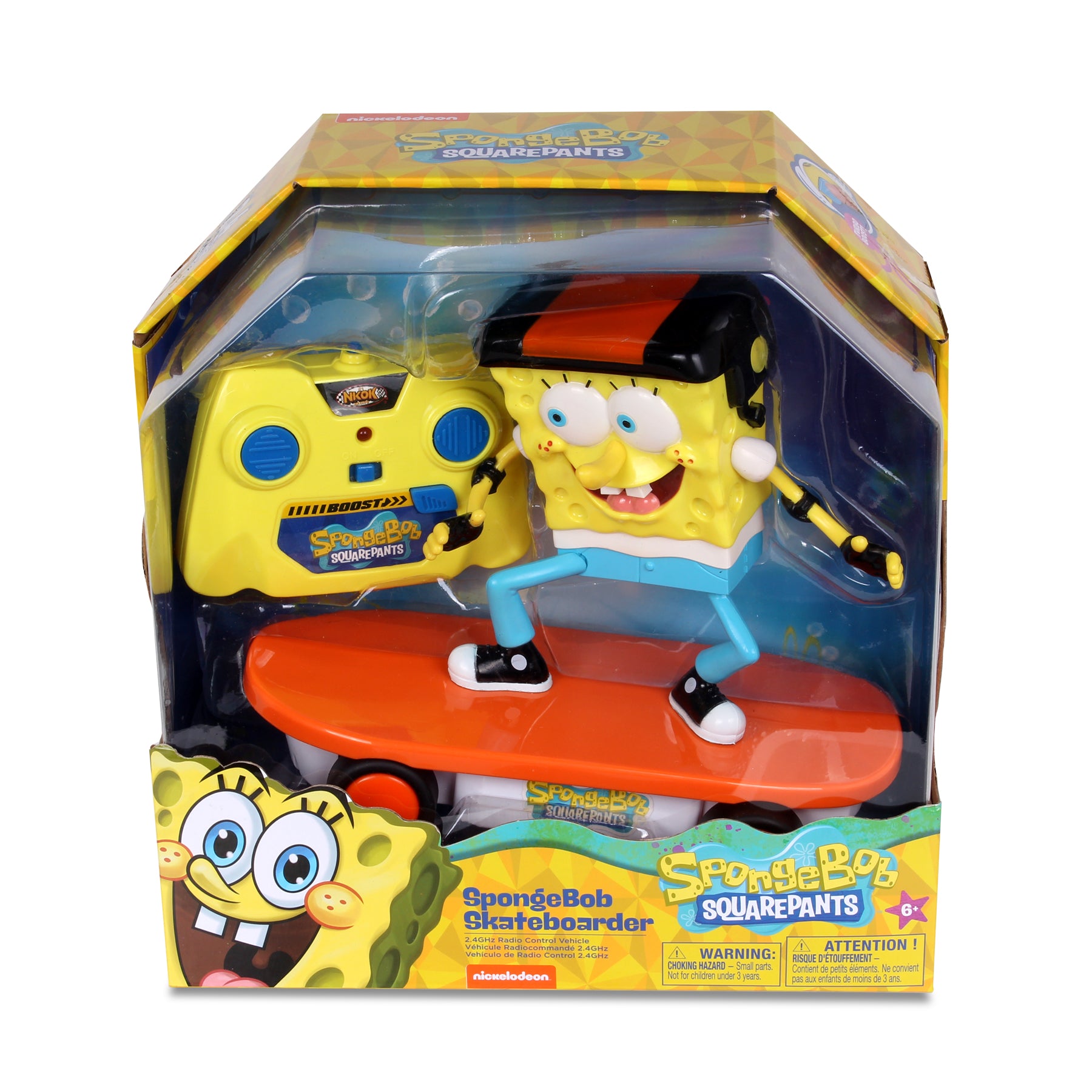 RC SpongeBob Skateboarder 2.4GHz Turbo Boost