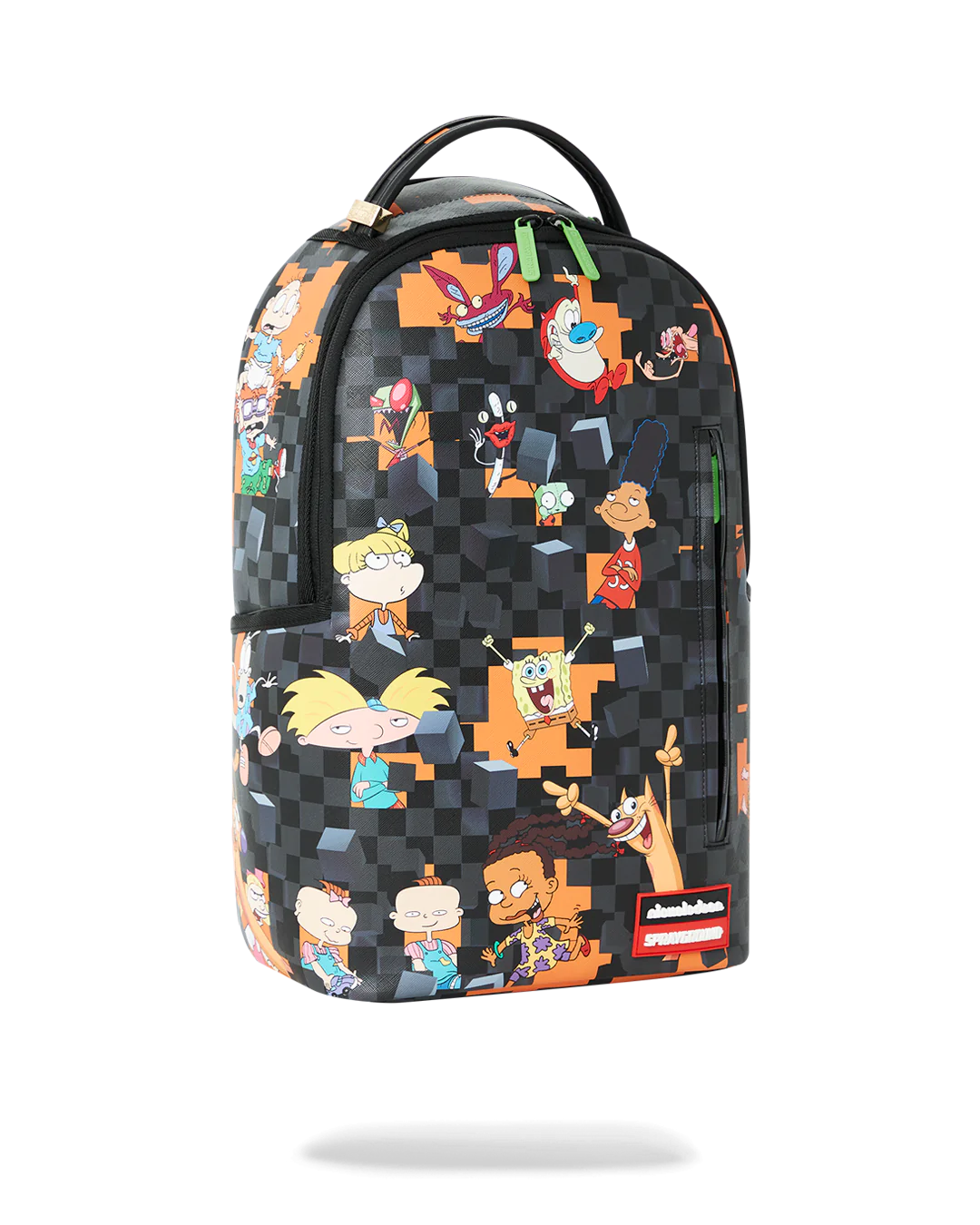 Nicktoons Brust Through Checkers Backpack