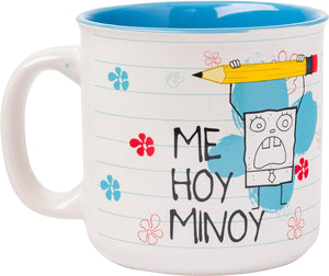 SpongeBob Doodle Me Hoy Minoy 20oz Ceramic Camper Mug