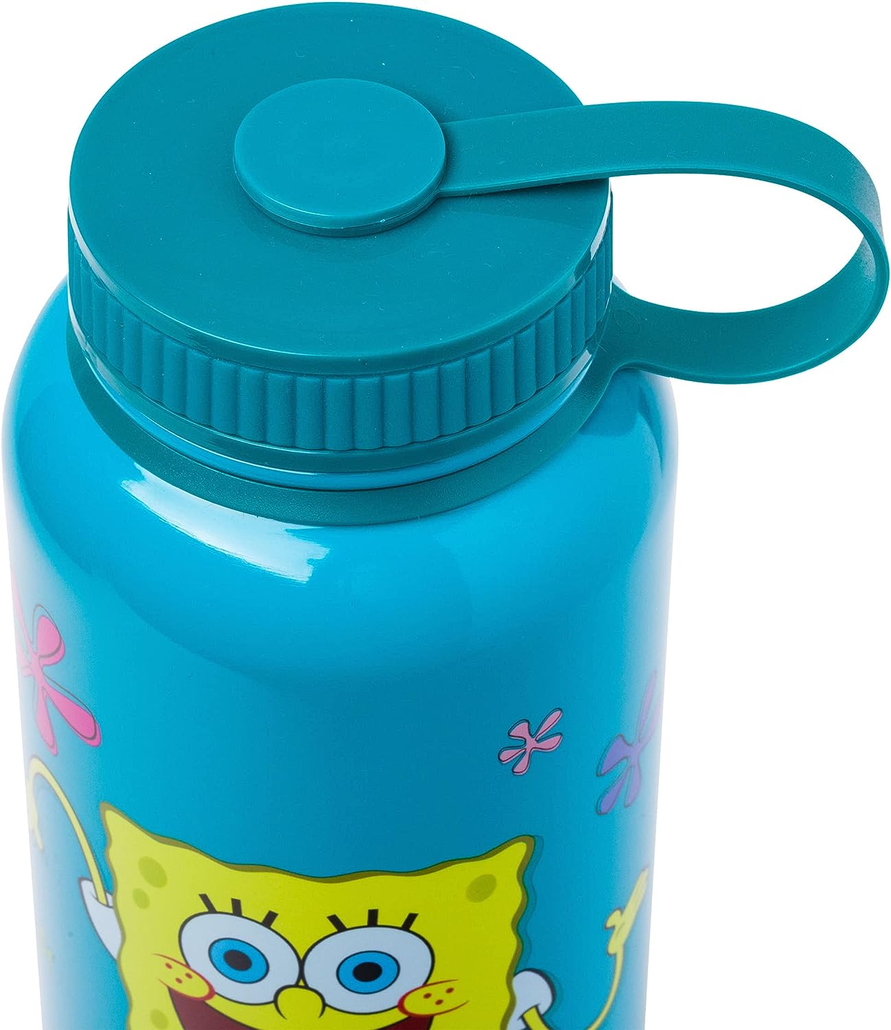 SpongeBob Sup Fishes 42oz Stainless Steel Water Bottle with Twist Lid