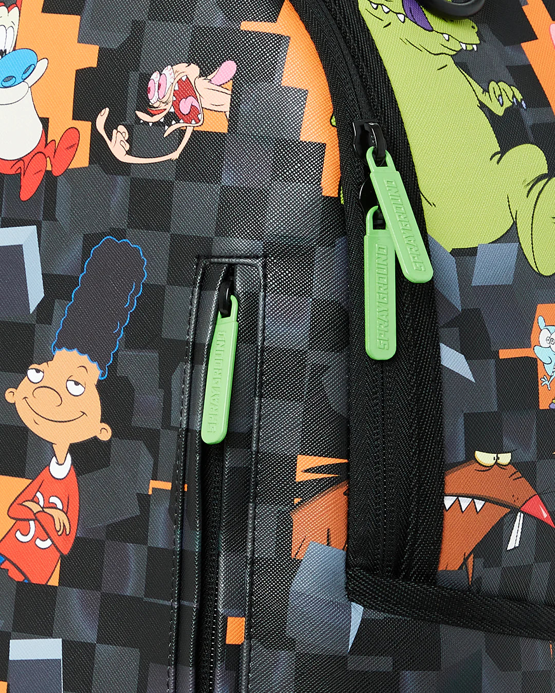Nicktoons Brust Through Checkers Backpack