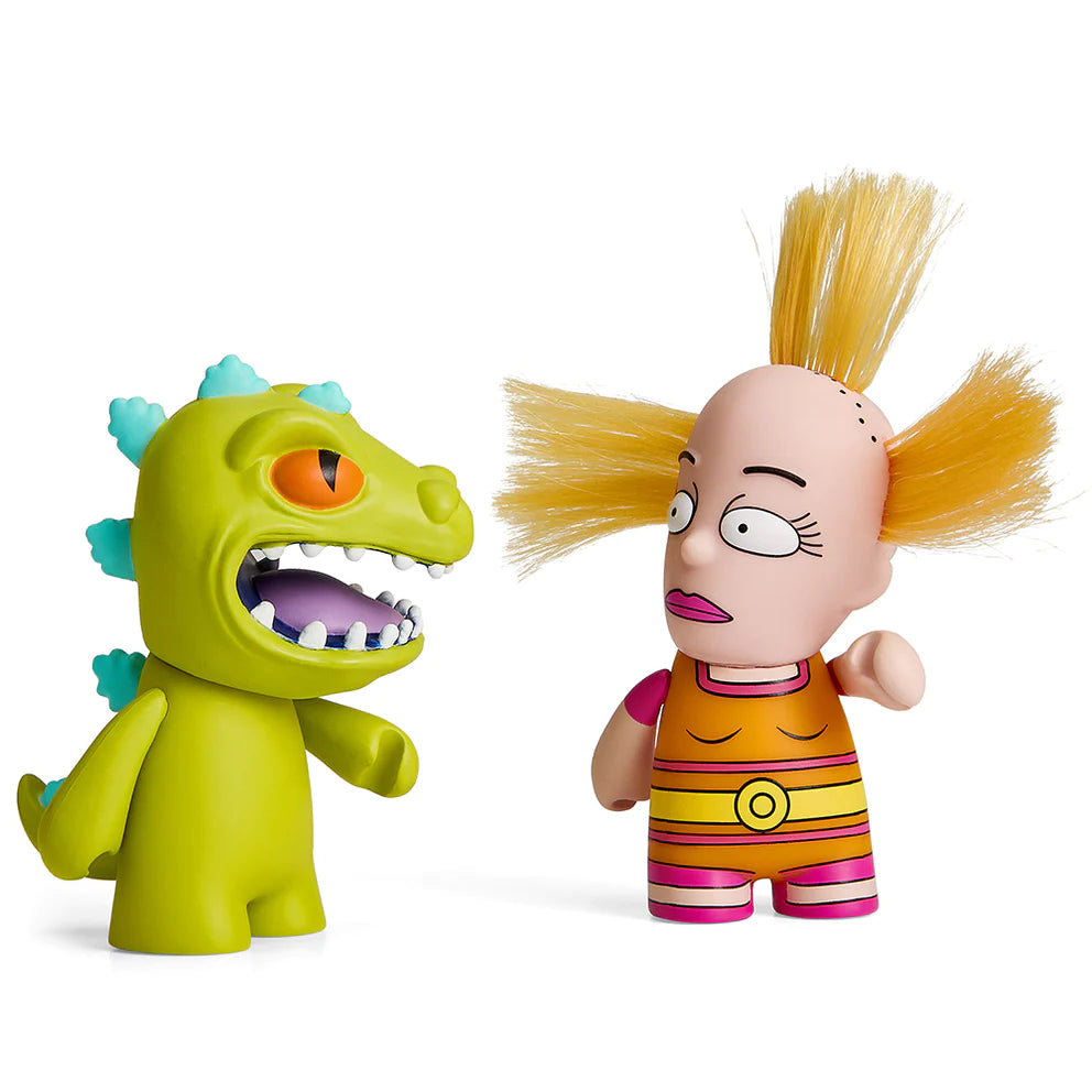 Rugrats Cynthia and Reptar 3" Vinyl Figure 2 pack