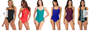 Women's Fashion "ALL ASSORTED" 1-Piece Swimsuits