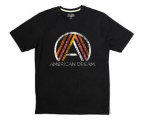 American Dream Adult Peach Enzyme Washed S/S Tee