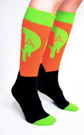 Nickelodeon Universe Slime Socks