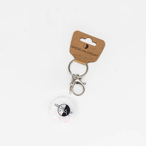 American Dream Glitter Keychain