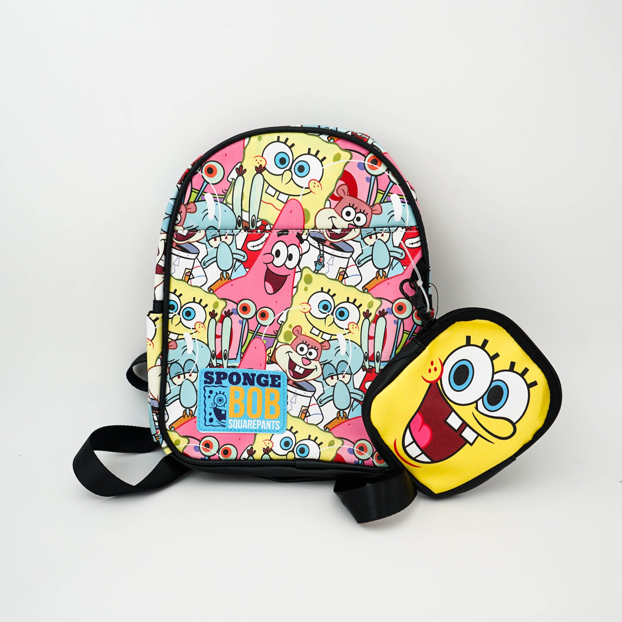 SpongeBob 10.5" Mini Backpack with Pouch