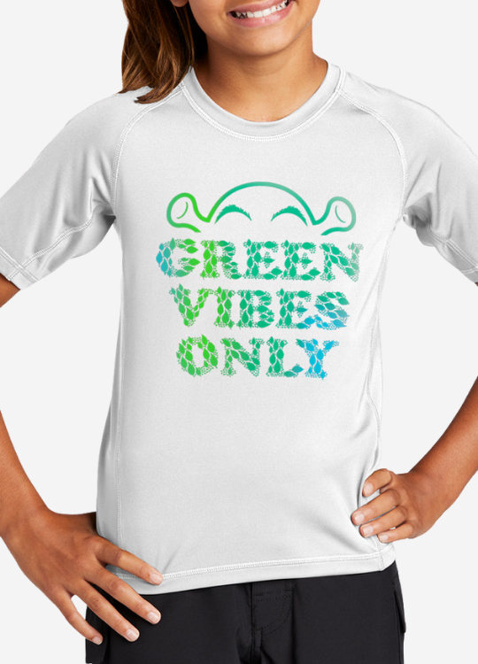 Shrek Youth Green Vibes Rash Guard